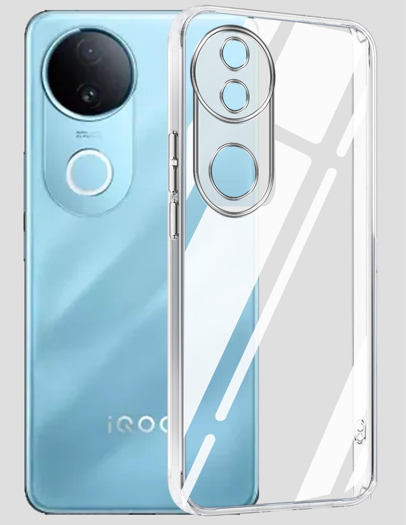 Jkobi غطاء خلفي شفاف مضاد للاصفرار من Jkobi لحياة طويلة لهاتف Vivo T4R (كريستال صلب أنيق | مقاوم للصدمات وحماية الكاميرا) - Image 1