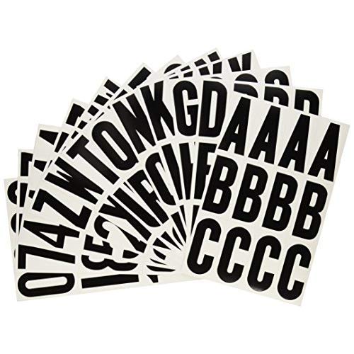 Hy-Ko Packaged Numbers & Letters, DIY Address Number Stickers for Deliveries and Navigation, Self-Adhesive House Decals for Siding, Door, Mailboxes - Image 2