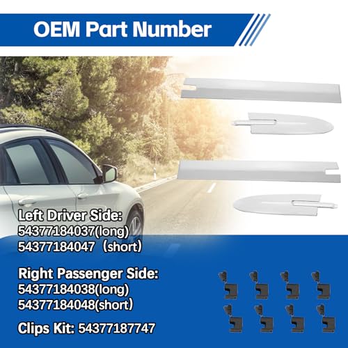 HEWEIXH Convertible Roof Top Hinge Cover Clips 54377184038 54377184048 54377184037 54377184047 54377187747 Compatible with BMW E93 335i M3 M4 F83 328i 335i 428i 430i 435i 440i (A set) - Image 4