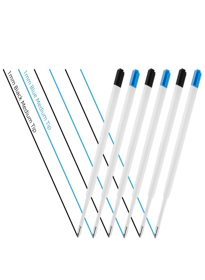 YOUMI 3.9inch 10 Pcs Black Ink Refills, Ink Tip 1.0 mm (Black Refills) - Image 4