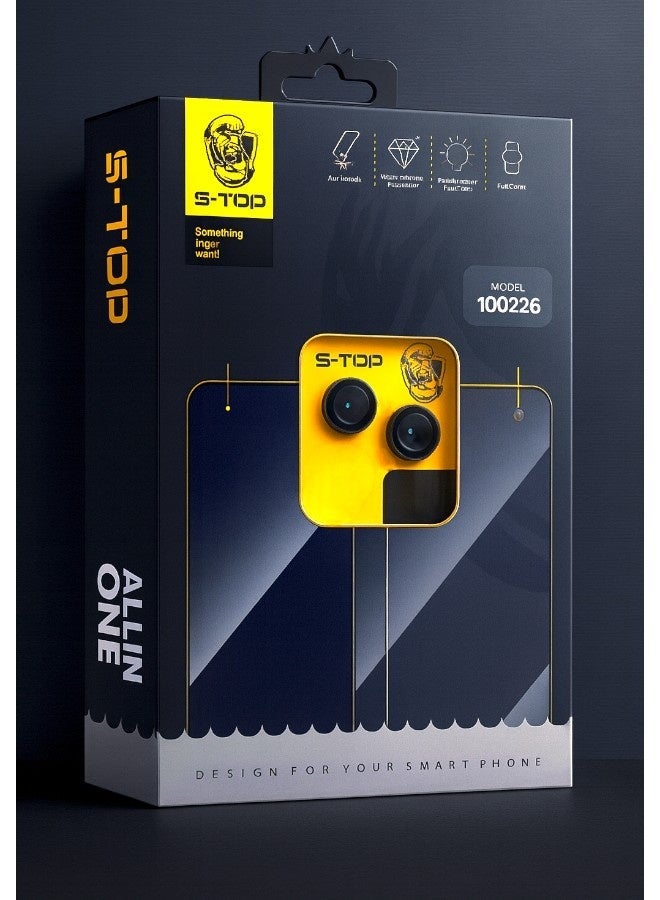 S-TOP The new full protection package for iPhone 15, with a cover that supports wireless charging (MagSafe), complete protection for your device against scratches and falls, the original package from S-TOP - Image 1