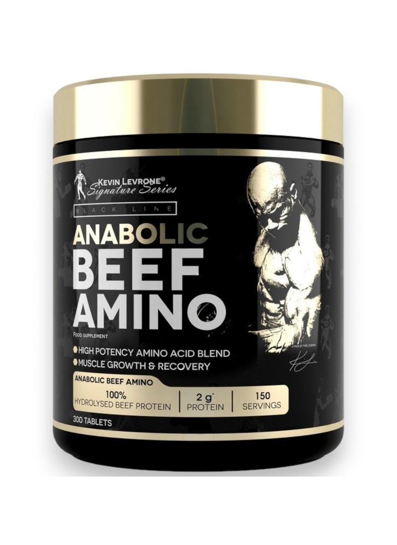KEVIN LEVRONE - Anabolic Beef Amino, 300 Tablets, 150 Servings - Image 1