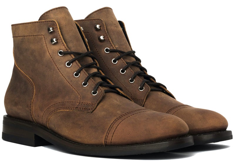 Thursday Boot Company Captain Men's Lace-up Boot, Burnt Copper, 9.5 - Image 2