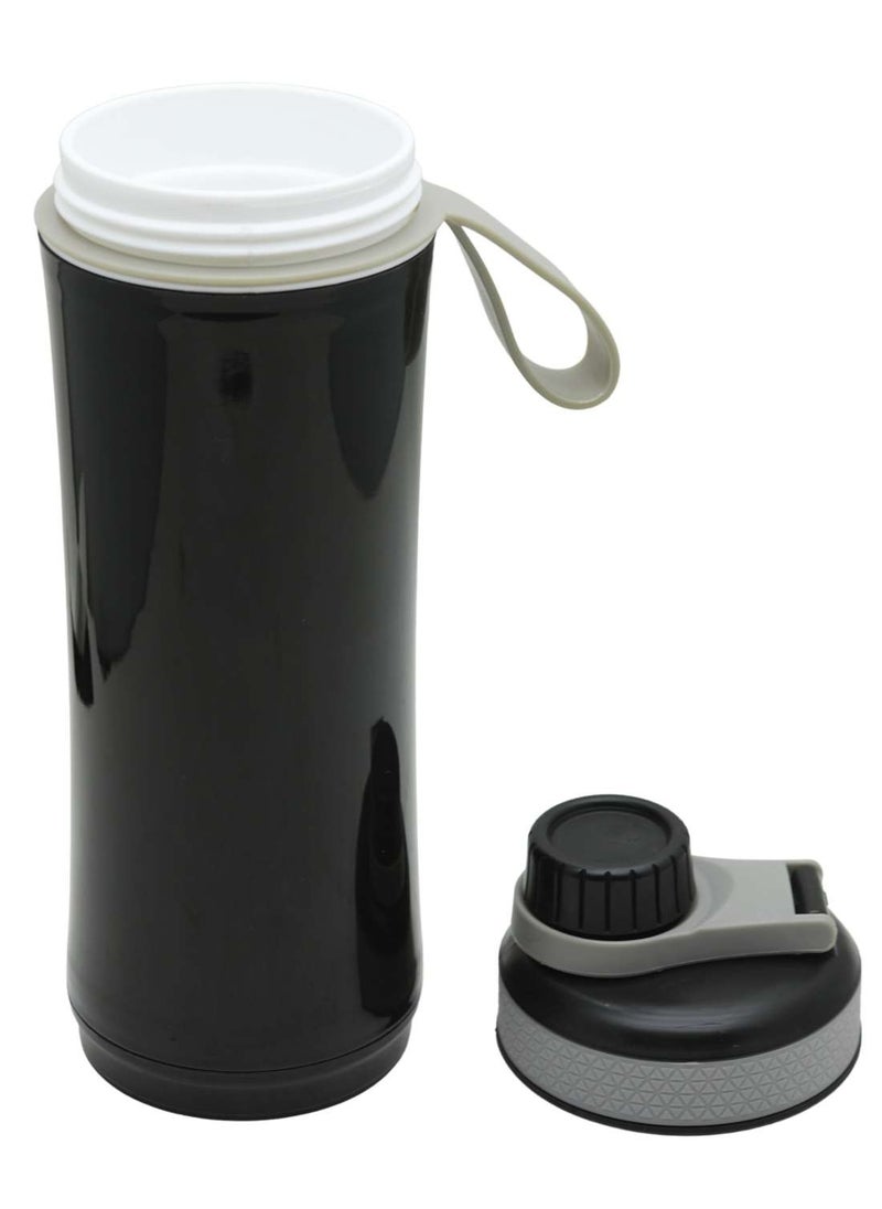 SELVEL - Cooltech Plastic Water Bottle Black, Pwb018, 600Ml - Image 1