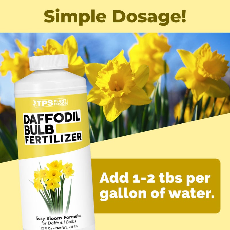 TPS NUTRIENTS Daffodil Fertilizer, Complete Liquid Daffodil Bulb Plant Food, 32 oz (1 Quart) - Image 3