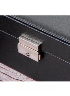 WAOKN Layer Lockable Jewelry Box,Jewelry Box Organizer For Women Girls,Double Layer Jewelry Storage Case Display Earrings Bracelets Rings Necklaces,Pu Leather Large Jewelry Organizer Storage Case With Lock  - Image 4