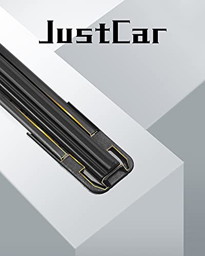 JustCar 28"+ 14" Windshield Wiper Blades for Honda Fit 2009-2020,Hyundai Elantra 2011-2016,Kia Forte 2014-2018,Toyota Prius C 2012-2019, Replacement Windshield Wiper Blades for My Car(Pack of 2) - Image 3