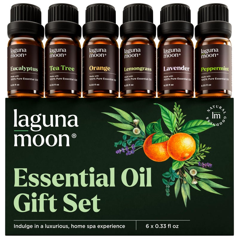 Lagunamoon Lavender Essential Oil - Pure Essential Oils for Diffusers, Humidifiers, Aromatherapy, Massages, Yoga, Home Essentials, Office - Relaxing Fragrance Scents for Body, Skin Care & Hair (150mL) - Image 1
