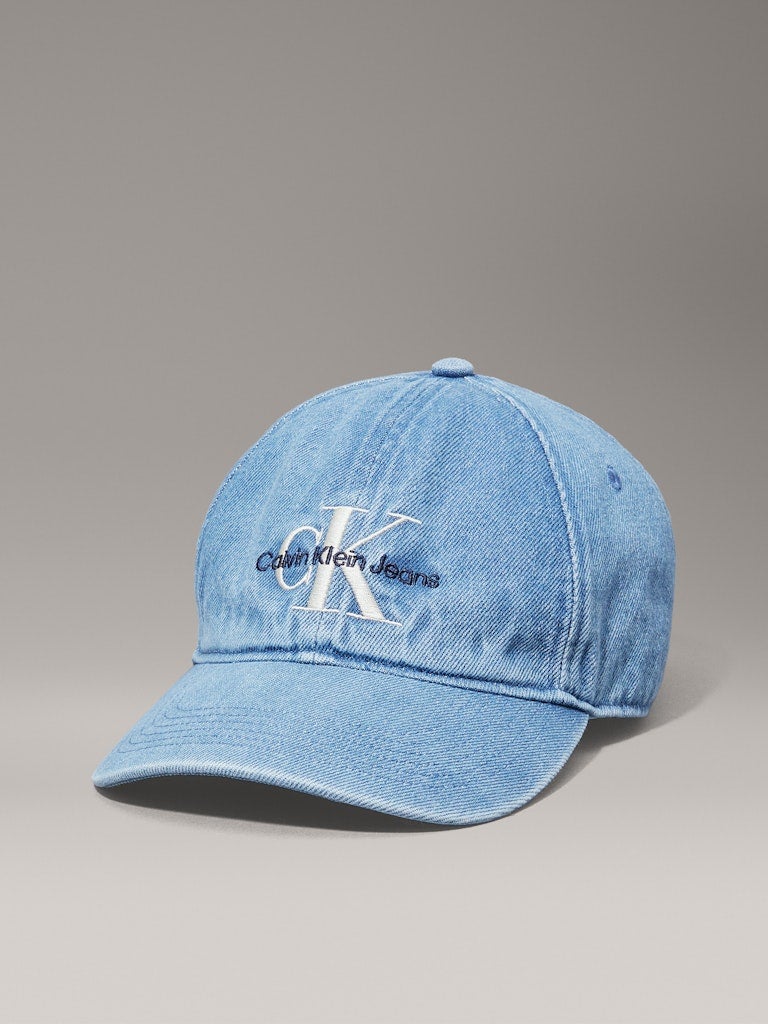 Calvin Klein Jeans 6 Panel Monogram Logo Baseball Cap - Image 1