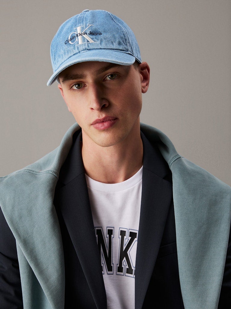 Calvin Klein Jeans 6 Panel Monogram Logo Baseball Cap - Image 5