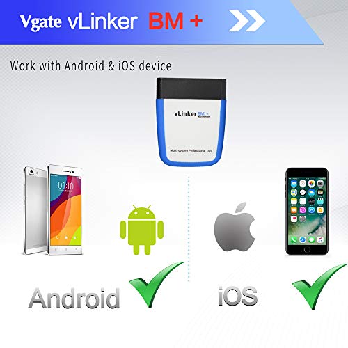 Vgate vLinker BM+ OBD2 Bluetooth Scanner for BMW/Mini BimmerCode, Car Code Reader for iOS, Android, and Windows - Image 4