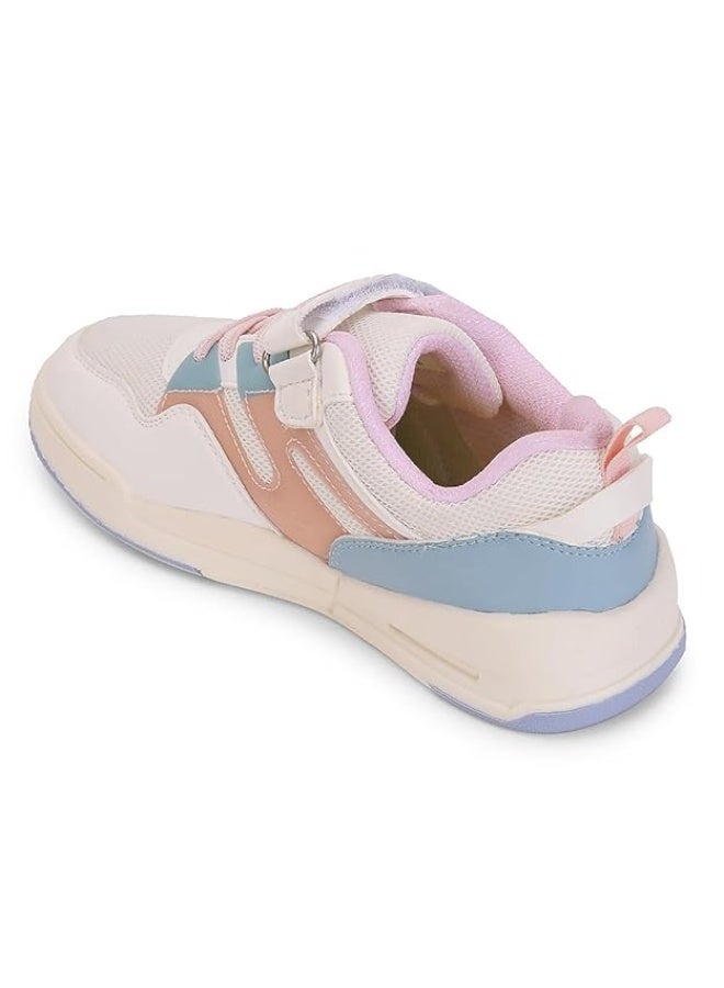 Liberty Leap7x ENVY-5VE Kids Casual Non-Lacing Sneakers - Peach,  | Suitable for Walking, Travel | Comfortable Velcro Casual Shoes | Lightweight Stylish Fashion Footwear for Boys - Image 4
