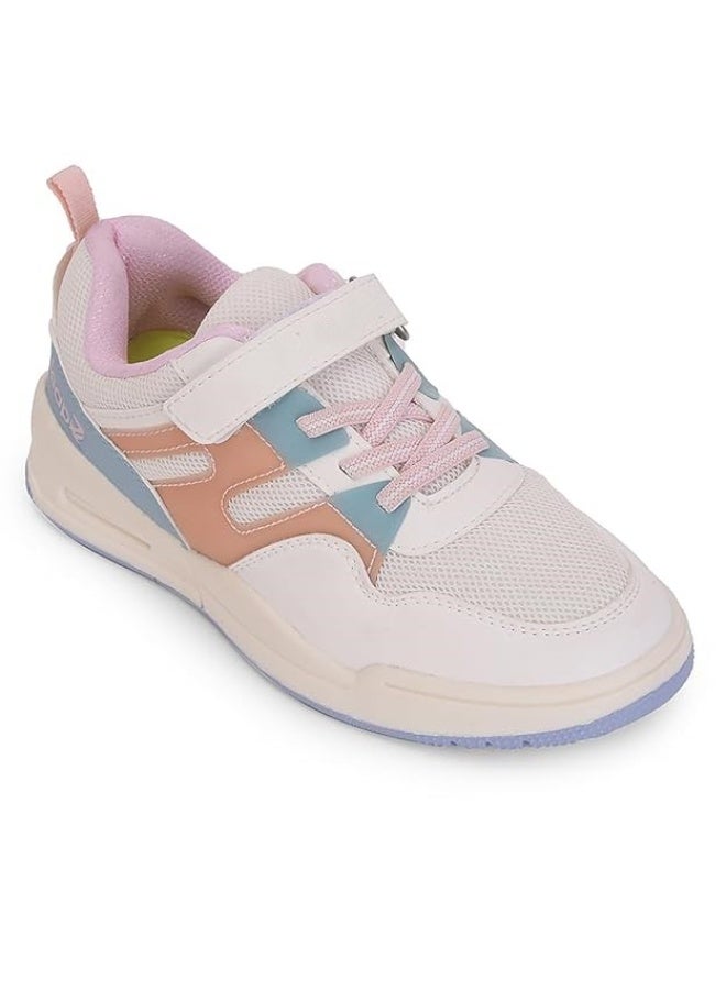 Liberty Leap7x ENVY-5VE Kids Casual Non-Lacing Sneakers - Peach,  | Suitable for Walking, Travel | Comfortable Velcro Casual Shoes | Lightweight Stylish Fashion Footwear for Boys - Image 1
