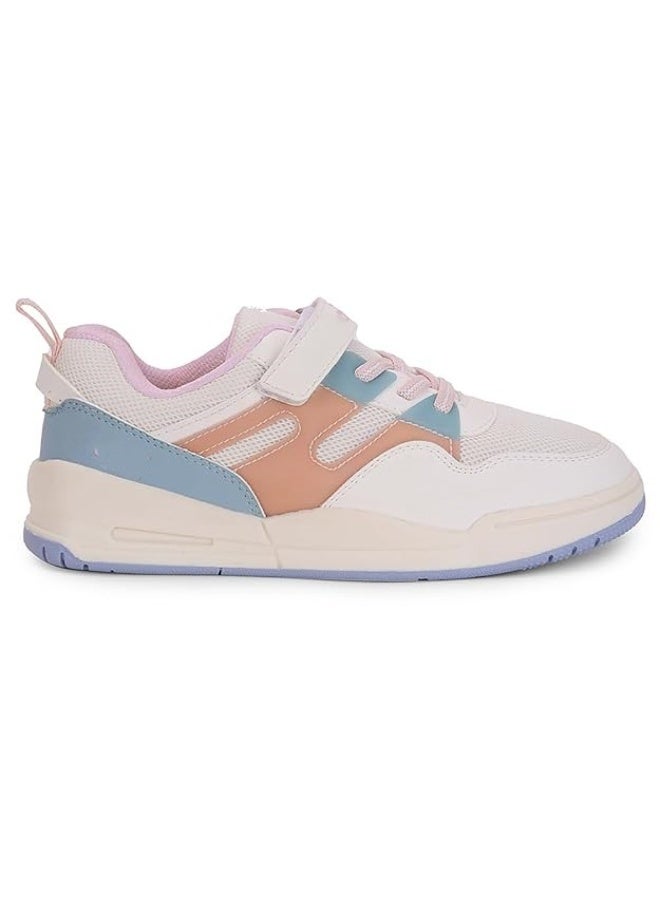 Liberty Leap7x ENVY-5VE Kids Casual Non-Lacing Sneakers - Peach,  | Suitable for Walking, Travel | Comfortable Velcro Casual Shoes | Lightweight Stylish Fashion Footwear for Boys - Image 3
