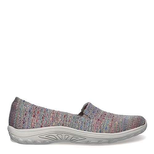 SKECHERS حذاء سكيشرز النسائي ريجgae فيست - ويكر - تصميم محبوك بتوأم غوري سليب أون (ويلوز) ، توبي ، 8 م الولايات المتحدة - Image 4