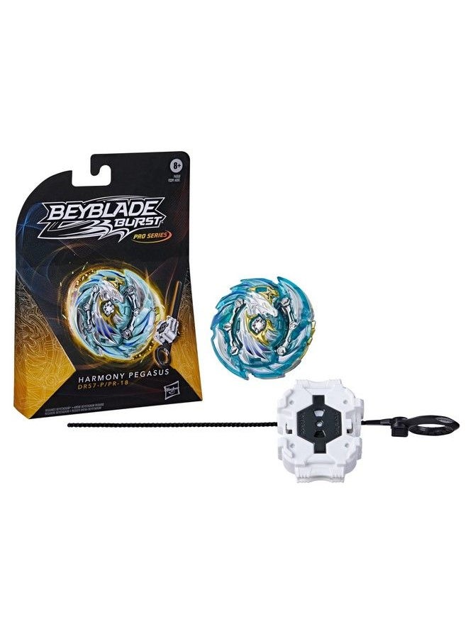 BeyBlade - Burst Pro Series Harmony Pegasus Spinning Top Starter Pack Stamina Type Battling Game Top With Launcher Toy - Image 1