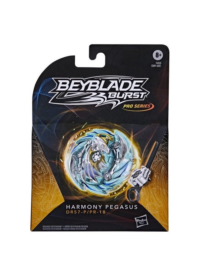 BeyBlade - Burst Pro Series Harmony Pegasus Spinning Top Starter Pack Stamina Type Battling Game Top With Launcher Toy - Image 1