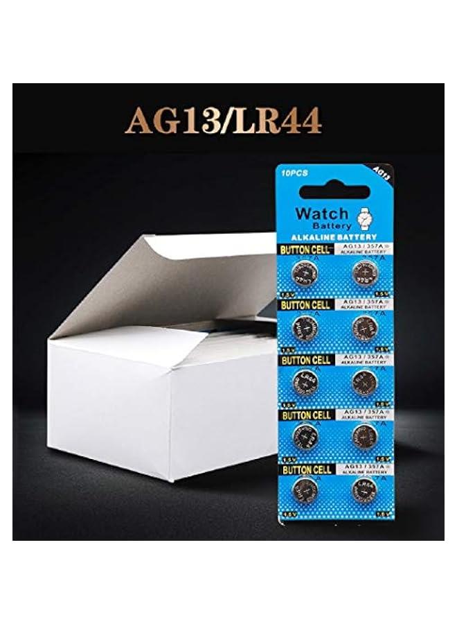 10pcs LR44 Batteries AG13 on Cell Battery L1154 Battery 1.5V G13 357 303 SR44 LR1154 on Coin Batteries - Image 4