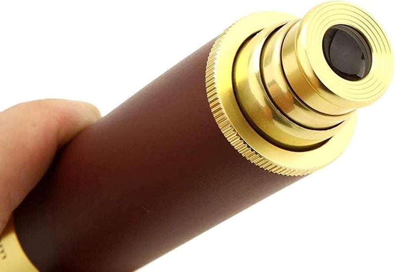 25x32 Metal Monocular Telescope Mini Retro Scope For Indoor Outdoor Use - Image 4