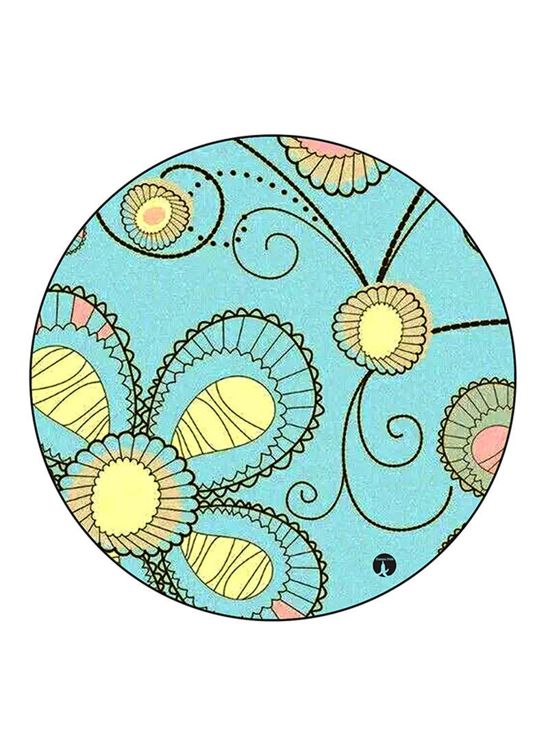 RKN Flowers Printed Mouse Pad Multicolour