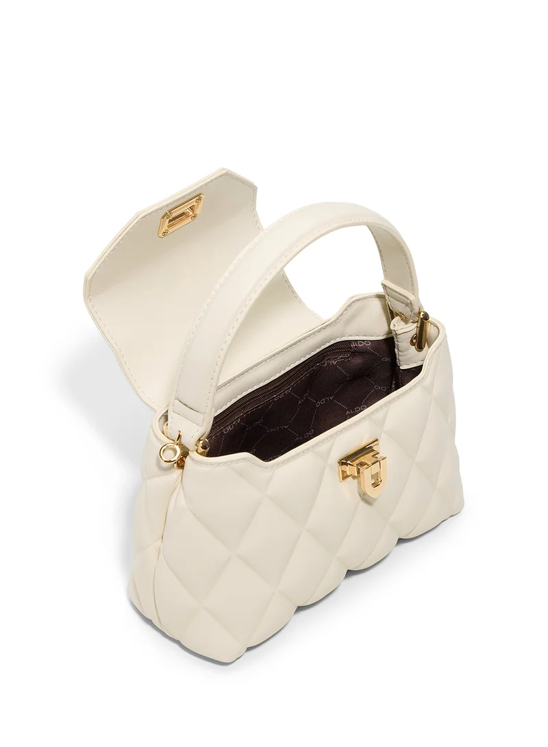 ALDO Flap over quilted top handle shoulder bag
