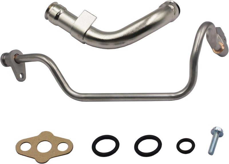 YHB أنبوب تغذية وتصريف توربو محدث متوافق مع فورد 6.0L F250 F350 F450 F550 904-192 625-210 - باورستروك ديزل - Image 2