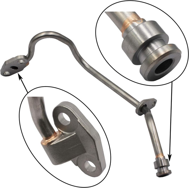 YHB أنبوب تغذية وتصريف توربو محدث متوافق مع فورد 6.0L F250 F350 F450 F550 904-192 625-210 - باورستروك ديزل - Image 5