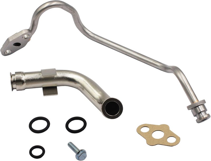 YHB أنبوب تغذية وتصريف توربو محدث متوافق مع فورد 6.0L F250 F350 F450 F550 904-192 625-210 - باورستروك ديزل - Image 1