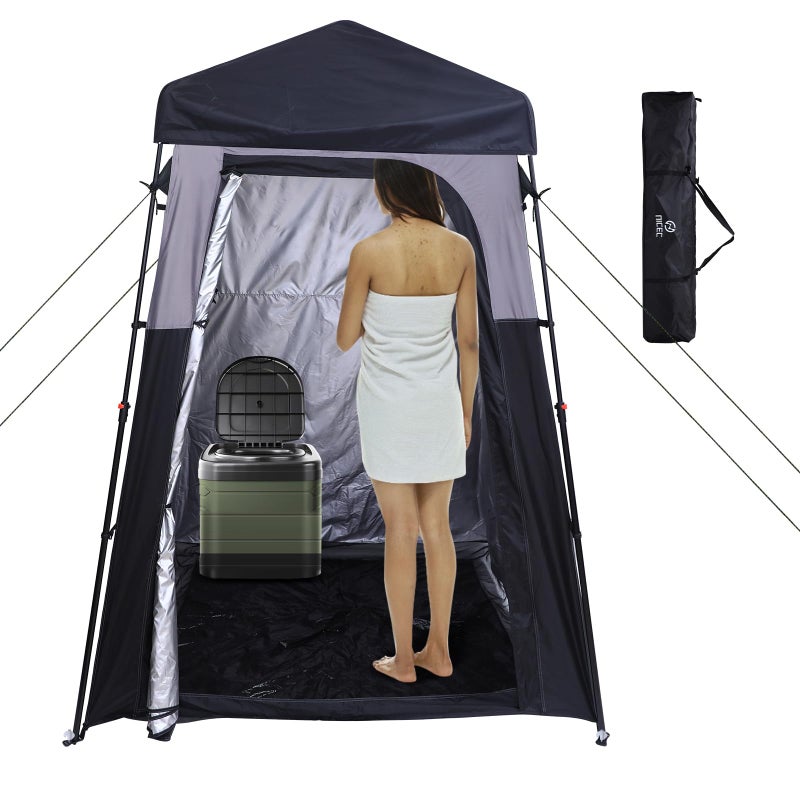 Nice C Camping Shower Tent, Instant Pop Up Privacy Changing Tent, Outdoor Shower Enclosure, Toilet Tents, Camping Bathroom, Oversize (Square â€“ 1 Room) - Image 1