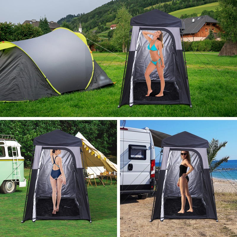 Nice C Camping Shower Tent, Instant Pop Up Privacy Changing Tent, Outdoor Shower Enclosure, Toilet Tents, Camping Bathroom, Oversize (Square â€“ 1 Room) - Image 4