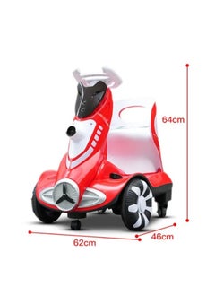 Pikkaboo Toddler Four-wheel Light and Bubbles Electric Scooter-Red - pzsku/ZB4AFF62E4B579550045BZ/45/_/1699466298/984175d3-f4a6-44b7-a124-0ef2aa098fca