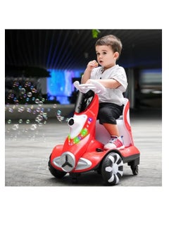 Pikkaboo Toddler Four-wheel Light and Bubbles Electric Scooter-Red - pzsku/ZB4AFF62E4B579550045BZ/45/_/1699466328/4af77ee0-f8af-4ad3-9c87-98aff1583dba