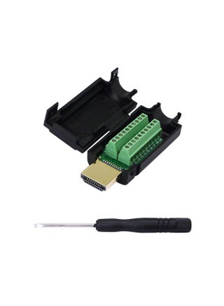 محول Hdmi بدون لحام مطلي بالذهب وصلة كابل HDMI تمديد إشارات محطة لوحة الاختراق موصل لحام مجاني مع مفك براغي غطاء بلاستيكي - pzsku/ZB4AFFBFD715EFD0BA3EFZ/45/_/1718971803/fe4b25ee-5e78-407e-b2cc-7a074fc3e29c