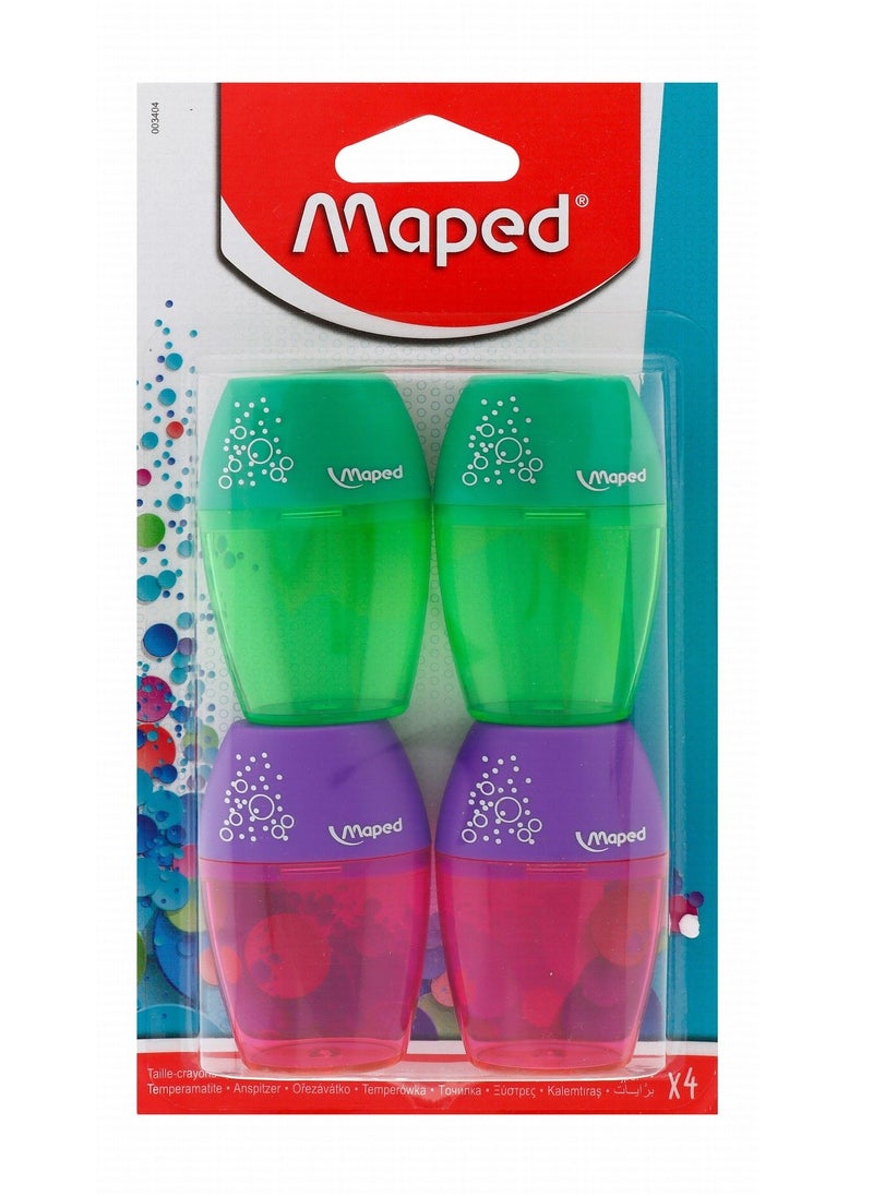 Maped مبراة ذات فتحة واحدة مكونة من 4 قطع  - Image 4