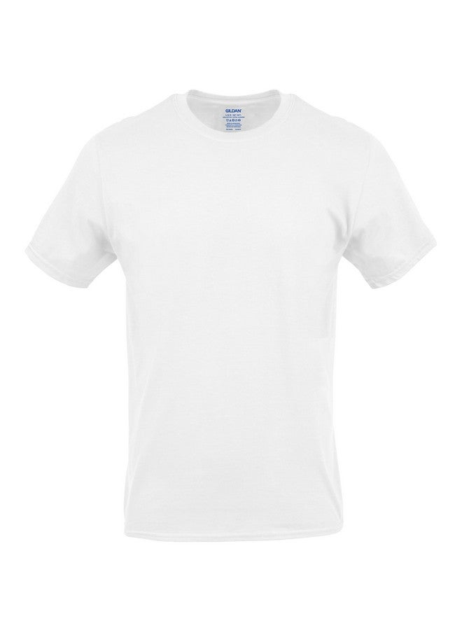 Gildan Men's Crew T-Shirts, Multipack, Style G1100, White (12-Pack), Small - Image 3