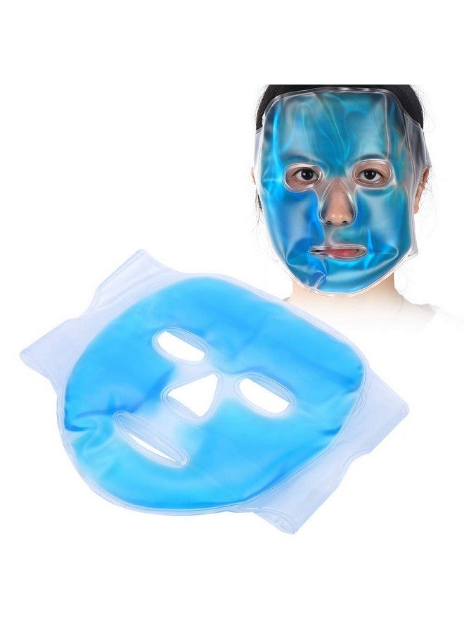 Salmue Reusable Ice Face Hot Cold Cold Gel Fatigue Relief Full Face Sleep For Swollen Face Reduce Puffy Dark Circles Bags Under Eyes Migraines Stress Relief - Image 1