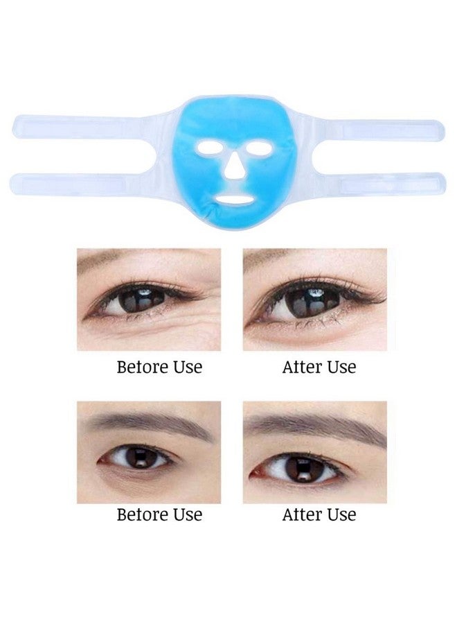 Salmue Reusable Ice Face Hot Cold Cold Gel Fatigue Relief Full Face Sleep For Swollen Face Reduce Puffy Dark Circles Bags Under Eyes Migraines Stress Relief - Image 5