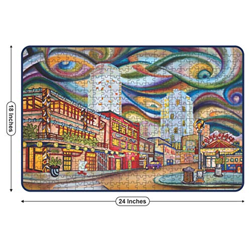 Webby Pike Market Avenue Painting Jigsaw Puzzle, 500 Pieces - Image 5