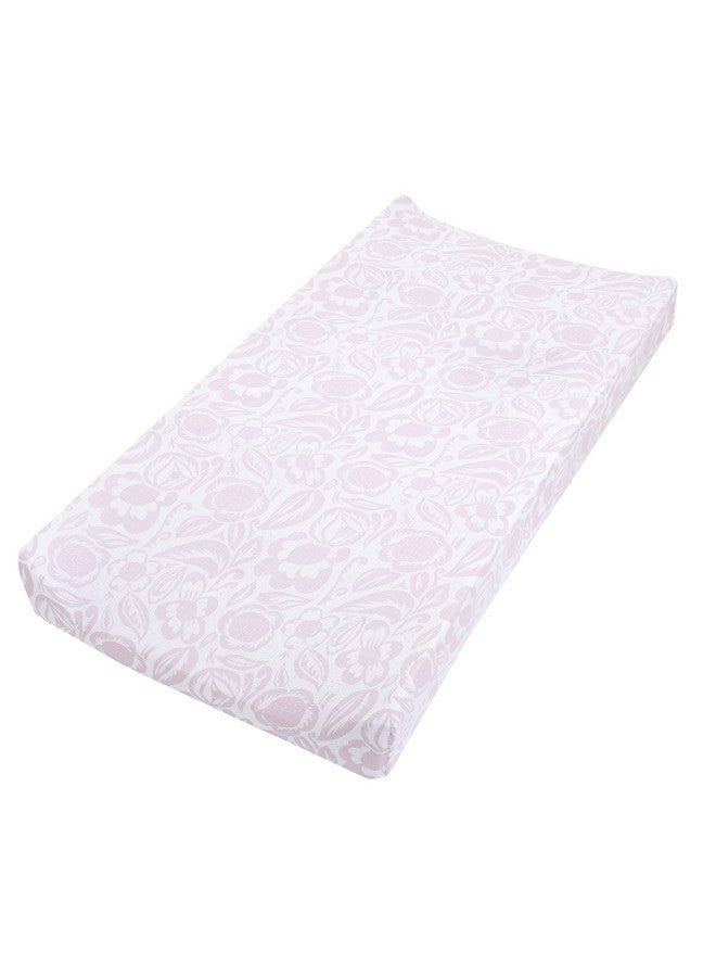 aden + anais Essentials Changing Pad Cover, 100% Cotton Muslin, Super Soft & Breathable, Tailored Snug Fit, Single, Damsel - Savoy - Image 1