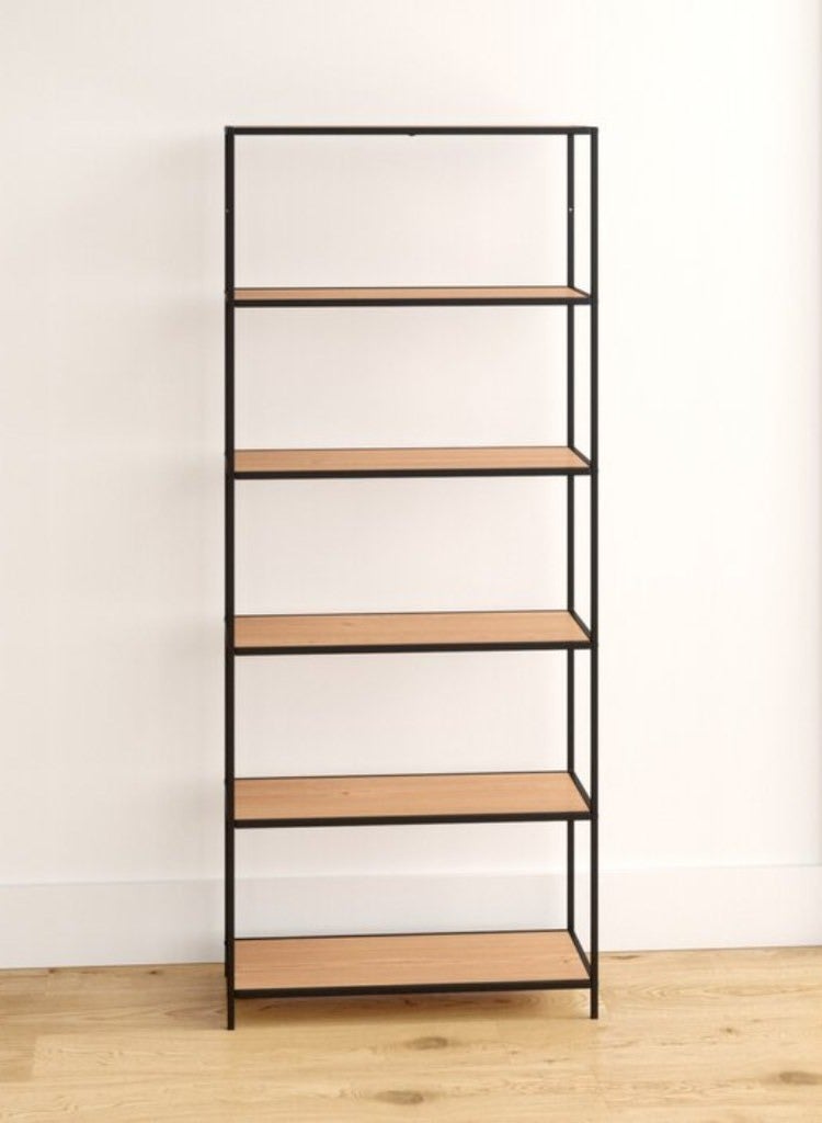 Masa Furniture Black and beige steel and MDF display unit - 185 x 80 x 40 cm from Masa Furniture  - Image 4