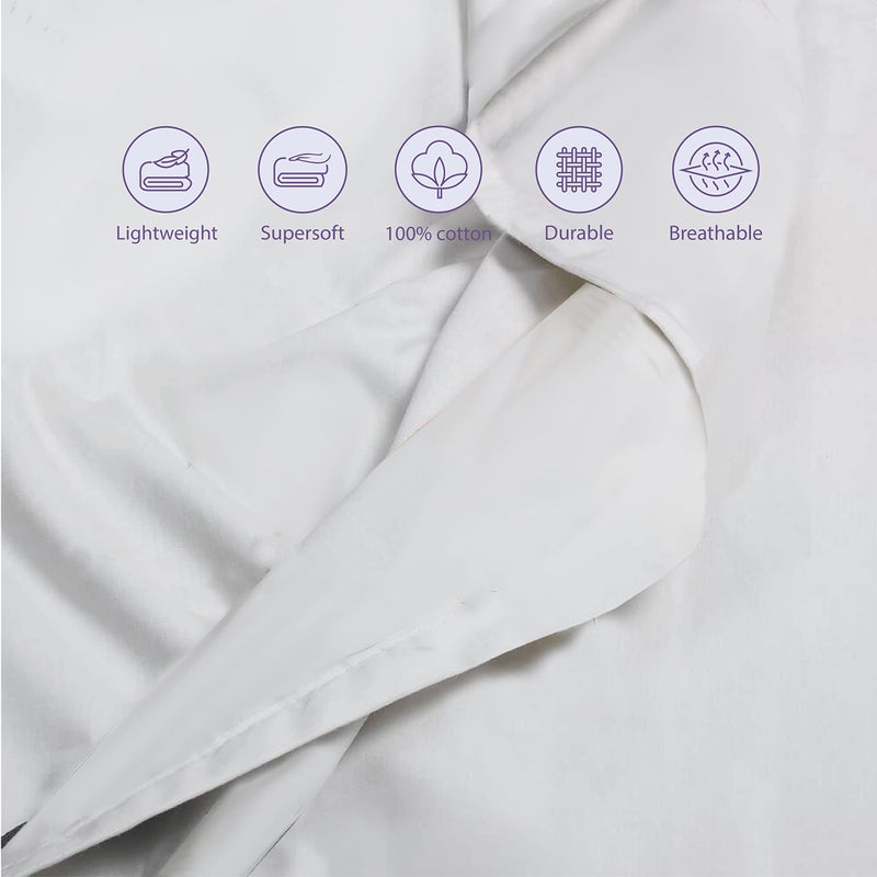 Wakefit Dohar Double Bed | 100% Cotton Blanket for Double Size Bed, Quilt | 110 GSM | Reverisible AC Blanket | 90x82 Inches - Panag Green - Image 5