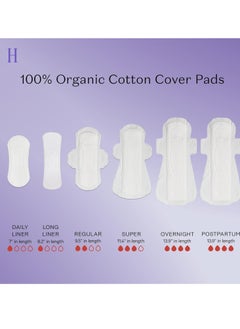 the Honey Pot company The Honey Pot Company - Herbal Postpartum Pads w/Wings - Infused w/Essential Oils for Cooling Effect, Organic Cotton Cover, & Ultra-Absorbent - Postpartum Essentials to fill your Postpartum Kit - 12ct  - Image 4