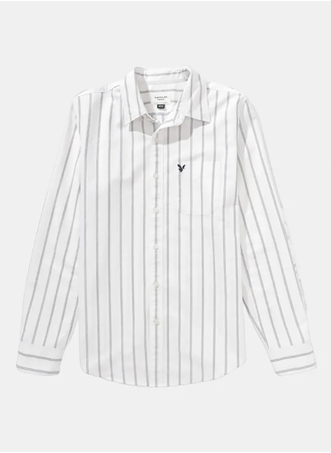 American Eagle AE Slim Fit Everyday Oxford Button-Up Shirt