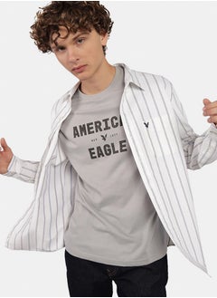 American Eagle AE Slim Fit Everyday Oxford Button-Up Shirt  - Image 3