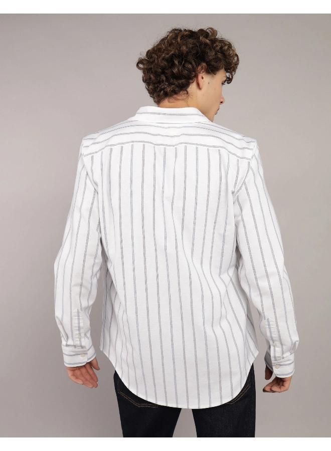 American Eagle AE Slim Fit Everyday Oxford Button-Up Shirt - Image 4