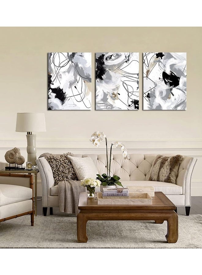 tigeridge Abstract Canvas Wall Art for Bedroom Bathroom Living Room Wall Decor - Image 2