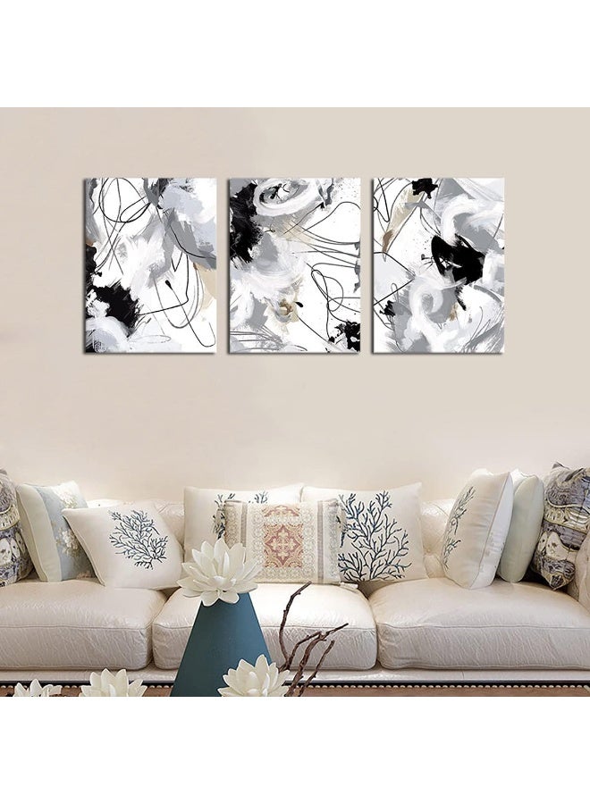 tigeridge Abstract Canvas Wall Art for Bedroom Bathroom Living Room Wall Decor - Image 3