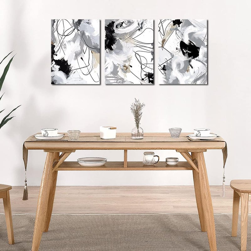 tigeridge Abstract Canvas Wall Art for Bedroom Bathroom Living Room Wall Decor - Image 5