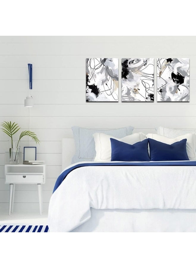 tigeridge Abstract Canvas Wall Art for Bedroom Bathroom Living Room Wall Decor - Image 4