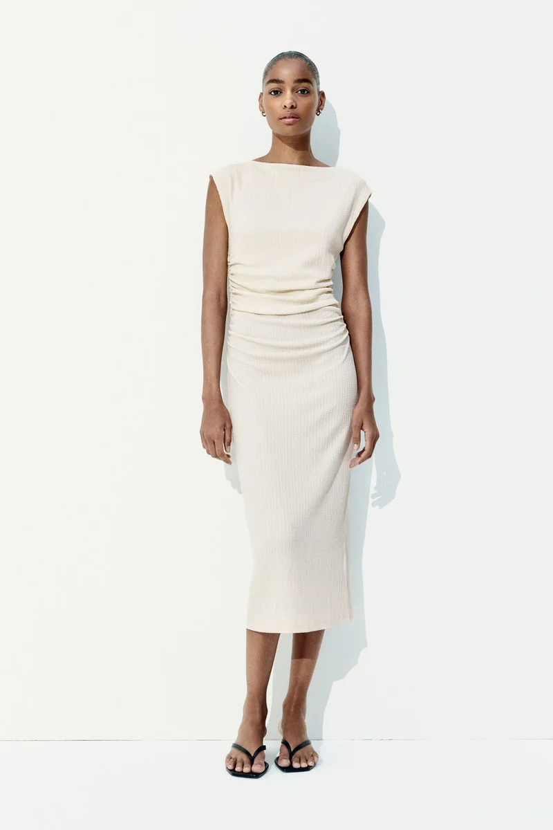 H&M Draped bodycon dress